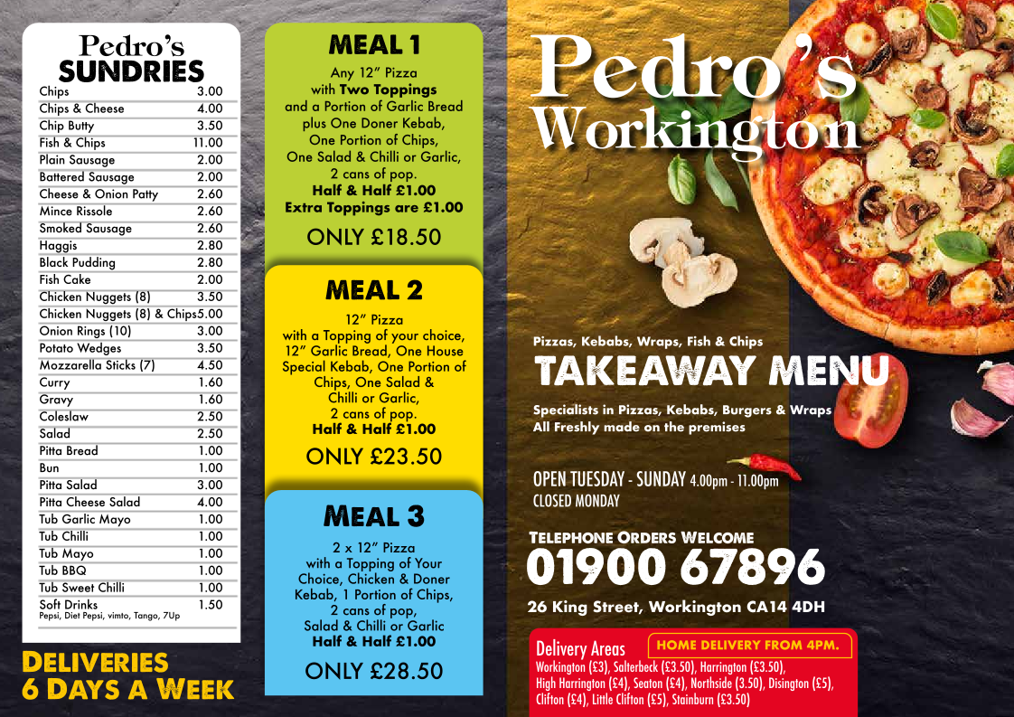 Photo of Pedro's Workington - 26 King St, Workington CA14 4DH