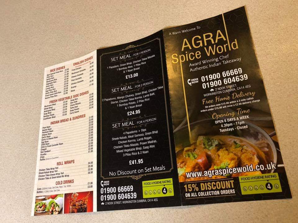 Photo of Agra Spice World - 2 Nook St, Workington CA14 4EG
