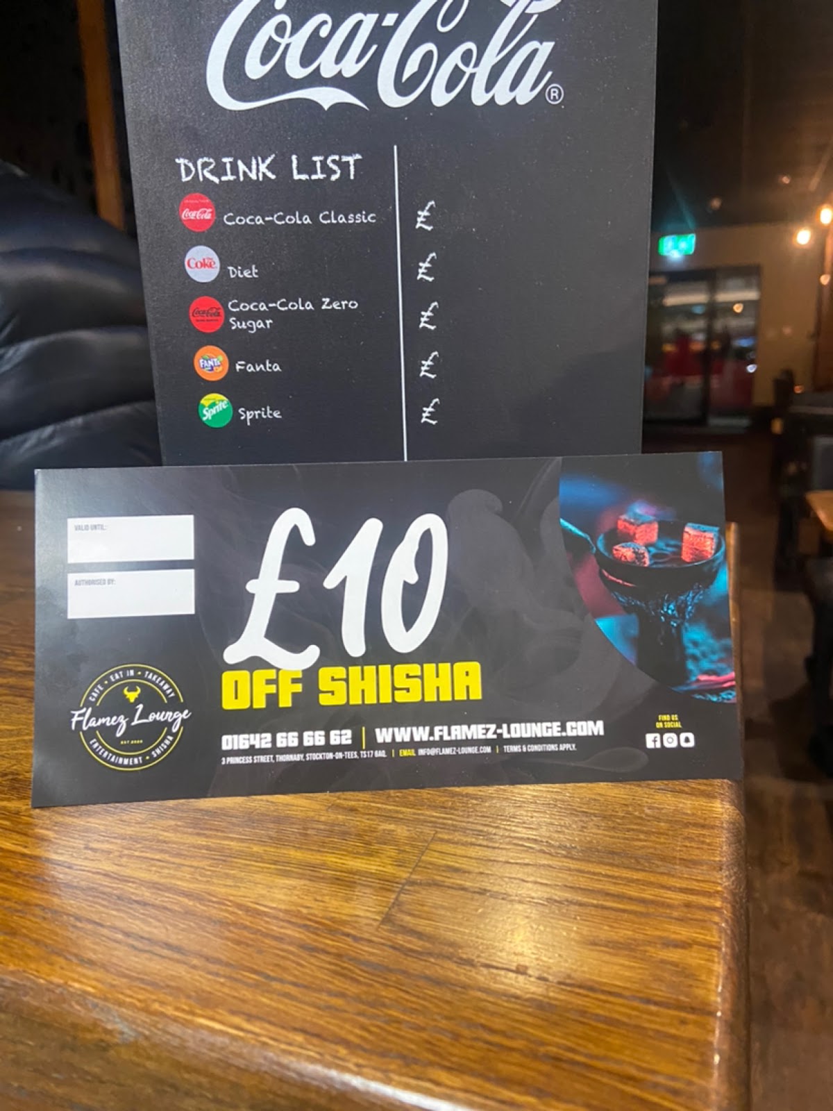 Photo of FLAMEZ HOOKAH (SHISHA) LOUNGE - 419 Princess St, Thornaby, Stockton-on-Tees TS17 6AQ