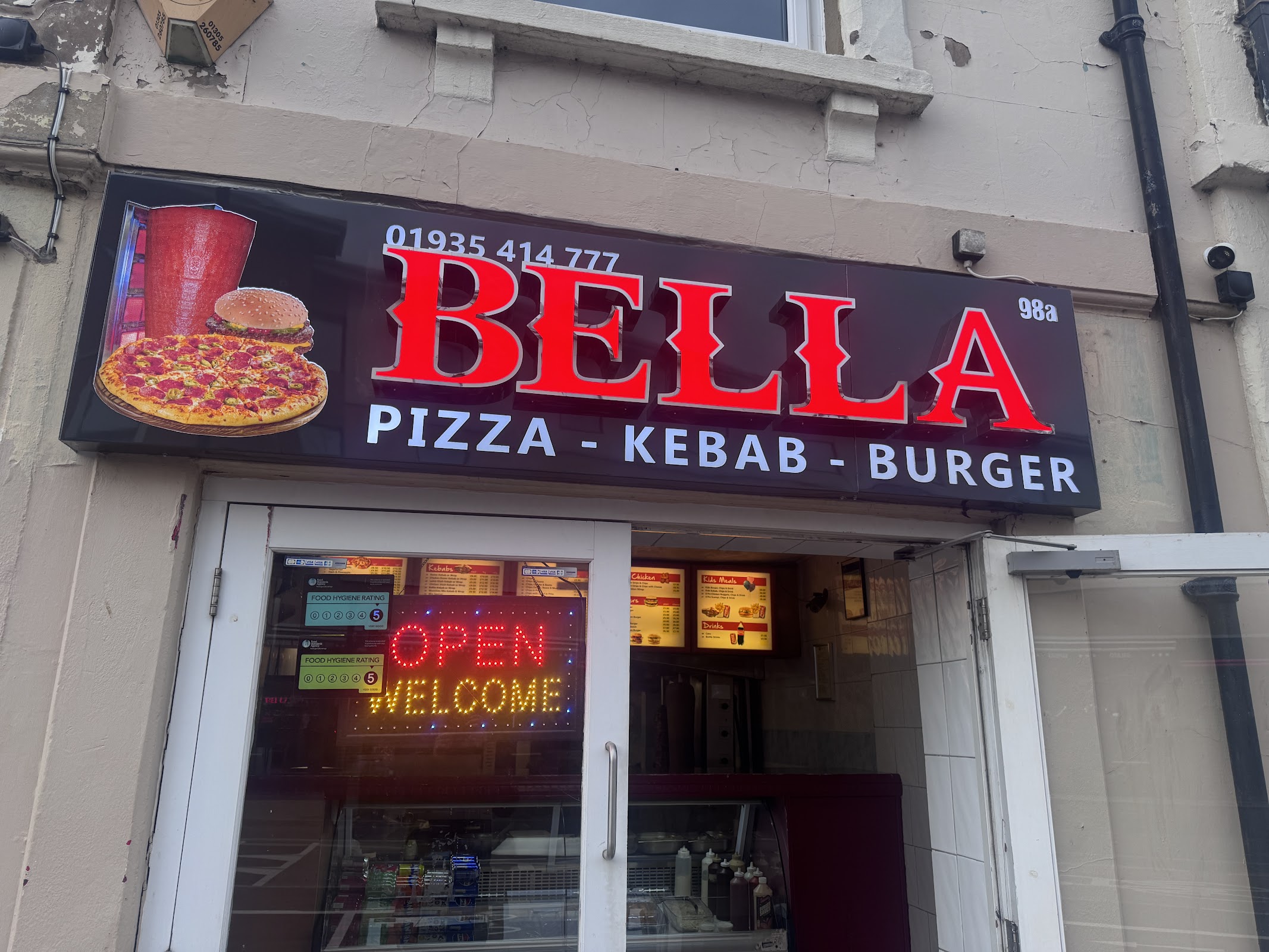 Photo of Bella Pizza & Kebab House - 98 Middle St, Yeovil BA20 1NE