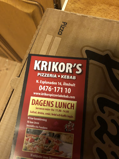 Photo of Krikor's Pizza & Kebab - Norra Esplanaden 16B, 343 30 Älmhult