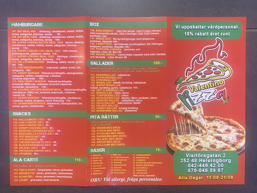 Photo of Valentino Pizzeria Helsingborg - Visitörsgatan 2, 252 48 Helsingborg