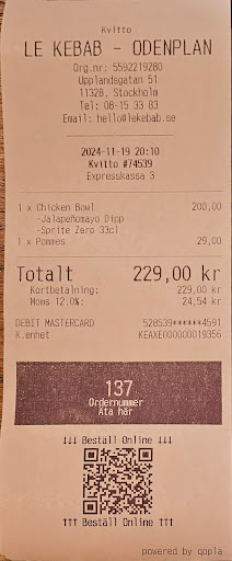 Photo of Le Kebab Odenplan - Upplandsgatan 51, 113 28 Stockholm