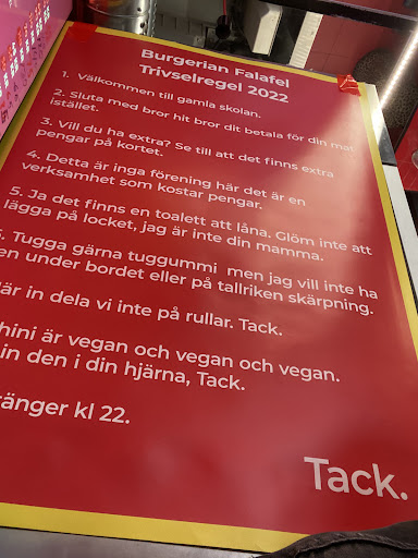 Photo of Burgerian Falafel & Grill - Östgötagatan 27, 116 25 Stockholm