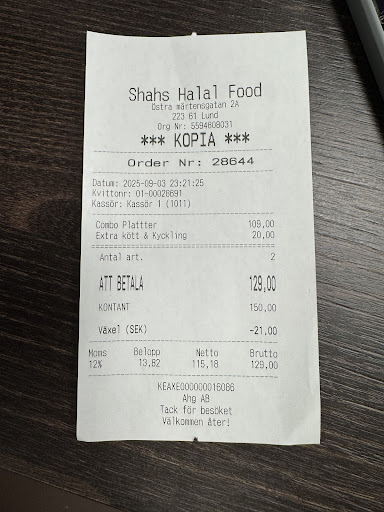 Photo of Shah's Halal Food - Ö:a Mårtensgatan 2A, 223 61 Lund