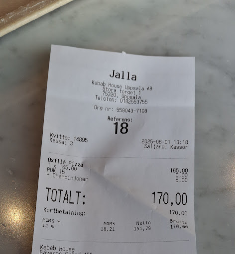 Photo of Restaurang Jalla - Stora torget 1, 753 20 Uppsala