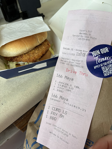 Photo of Culver’s - 616 Centennial St S, Aberdeen, SD 57401