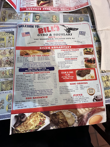 Photo of Bill's Gyro & Souvlaki - 1607 Boardwalk, Atlantic City, NJ 08401
