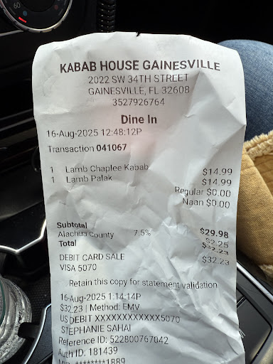 Photo of Kabab House Gainesville - 2022 SW 34th St, Gainesville, FL 32608