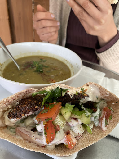 Photo of Razan's Organic Kitchen traditional and classic shawarma. - 2119 Kittredge St, Berkeley, CA 94704