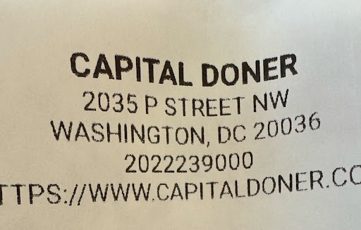 Photo of Capital Doner Washington DC ( Shawarma - Gyro) - 2035 P St NW, Washington, DC 20036
