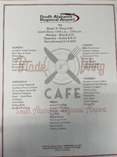 Photo of Blade “N” Wing Cafe - 22307 Bob Guillotte Ln, Andalusia, AL 36421