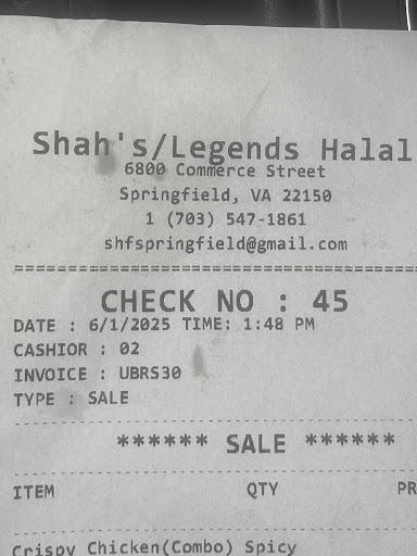 Photo of Shah’s Halal Food/Legends Chicken & Waffle - 6800 Commerce St, Springfield, VA 22150