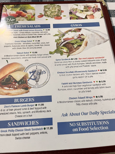 Photo of Zino's Greek & Mediterranean Cuisine - 7040 N Mesa St Ste H, El Paso, TX 79912