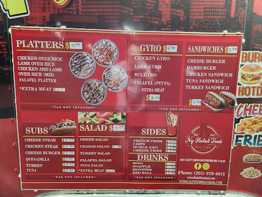 Photo of NY HALAL FOOD CART - 1001 Scott Dr, Baltimore, MD 21240