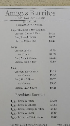 Photo of Amigas Burritos Mexican Restaurant - 317 5th St, Eureka, CA 95501