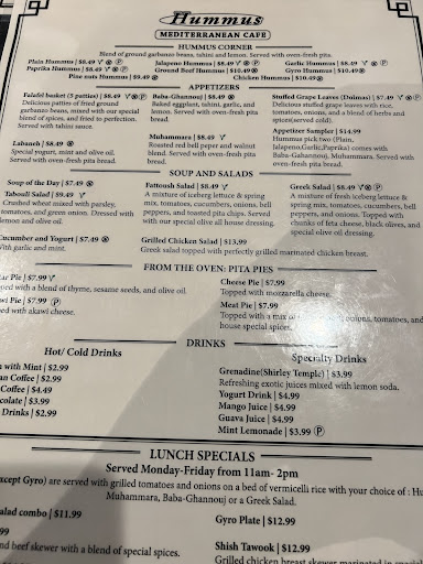 Photo of Hummus Mediterranean Cafe North OKC - 3000 W Memorial Rd Suite 101, Oklahoma City, OK 73120