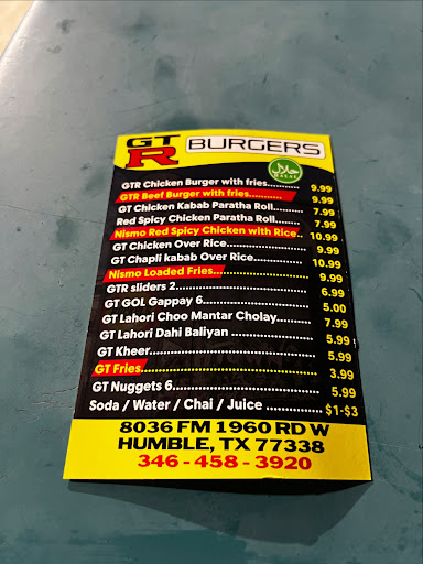 Photo of GTR Burgers Halal - 8036 Farm to Market 1960 Bypass Rd W, Humble, TX 77338