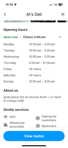 Photo of Al's Deli & Grill - 1629 10th Ave S, Birmingham, AL 35294