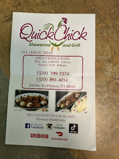 Photo of QuickChick Shawarma and Grill - 320 PA-315 Suite 270, Yatesville, PA 18640