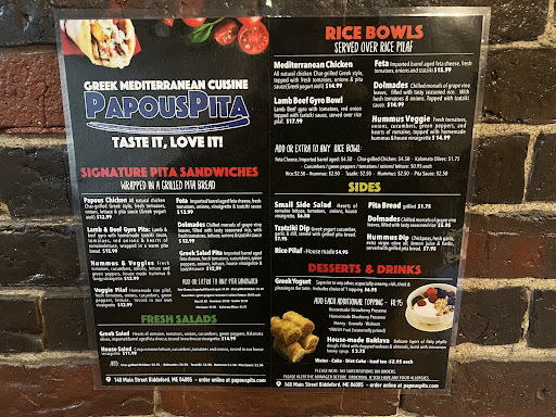 Photo of Papous Pita - 140 Main St, Biddeford, ME 04005