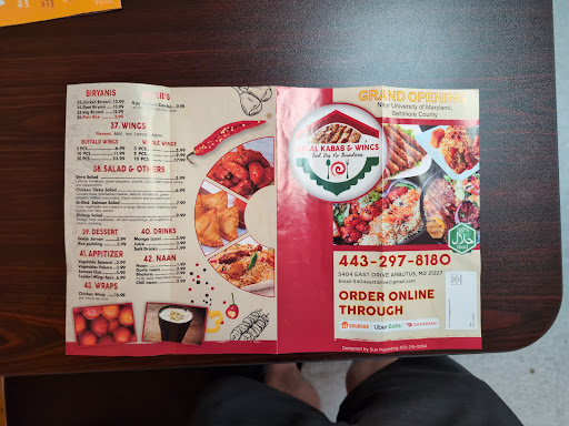 Photo of Halal Kabab & Wings (Near UMBC) - 5404 East Dr, Arbutus, MD 21227