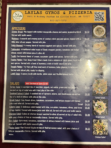 Photo of Layla's Gyro - 9501 N Rodney Parham Rd #7, Little Rock, AR 72227