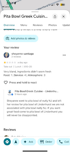 Photo of Pita Bowl Greek Cuisine - Lindenhurst - 280A N Wellwood Ave, Lindenhurst, NY 11757