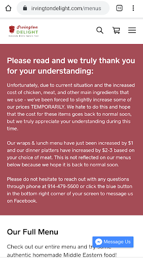 Photo of Irvington Delight - 2 S Broadway, Irvington, NY 10533