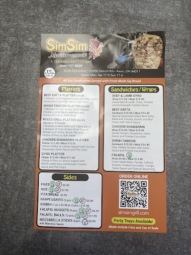 Photo of SimSim Mediterranean Grill - 35956 Detroit Rd, Avon, OH 44011