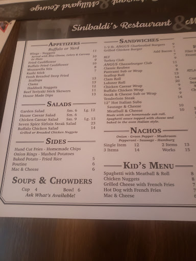 Photo of Sinibaldi's Restaurant and Millyard Lounge - 207 E Mason St, Berlin, NH 03570