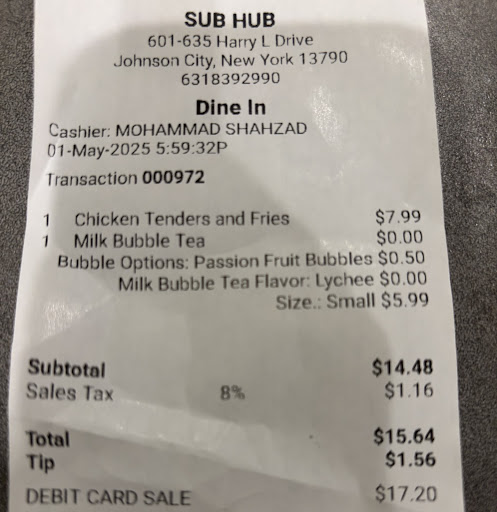 Photo of Subs Hub - Oakdale Mall, Johnson City, NY 13790