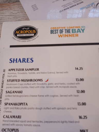 Photo of Acropolis Greek Taverna - Riverview - 6108 Winthrop Town Centre Ave, Riverview, FL 33578