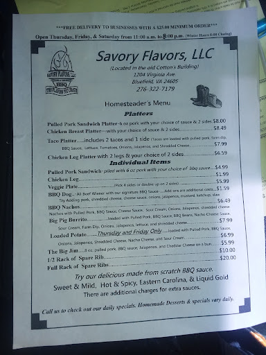 Photo of Savory Flavors - 1204 Virginia Ave, Bluefield, VA 24605