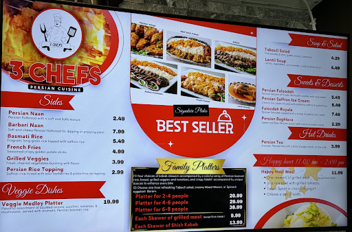 Photo of 3Chefs Persian Cuisine - 1521 Ogden Ave, Aurora, IL 60503