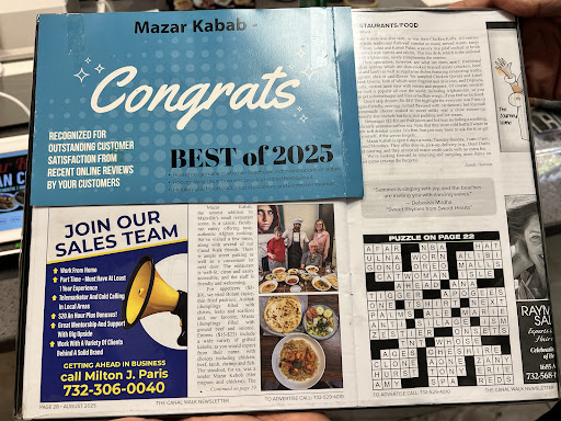 Photo of Mazar Kabab -Afghan Cuisine Halal - 111 S Main St, Manville, NJ 08835