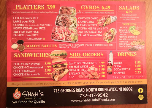 Photo of Shah’s Halal Food - 715 Georges Rd, North Brunswick Township, NJ 08902