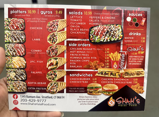 Photo of Shah's Halal Food - Stratford - 1345 Barnum Ave Suite 1, Stratford, CT 06614