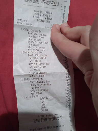 Photo of Taco Bell - 2582 W State St, Bristol, TN 37620