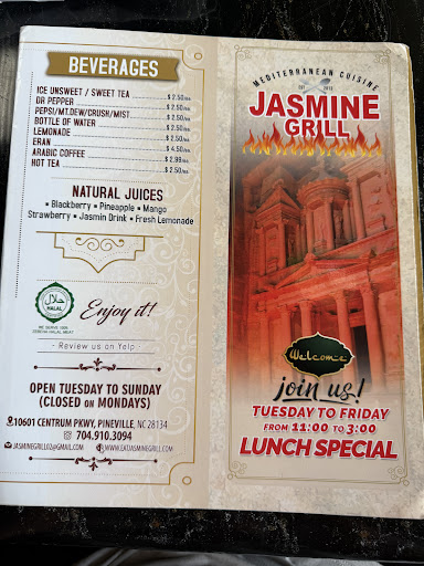 Photo of Jasmine Grill Pineville - 10601 Centrum Pkwy, Pineville, NC 28134