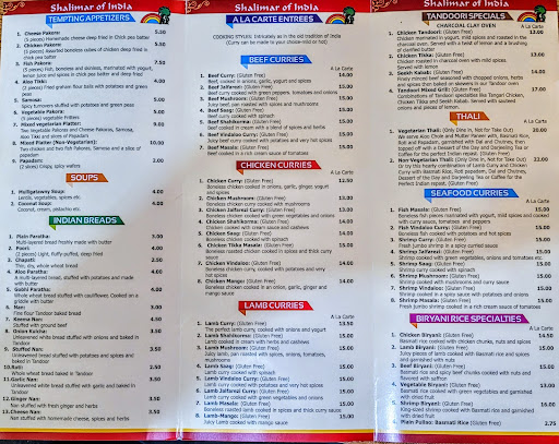 Photo of Shalimar of India - 16 N Winooski Ave, Burlington, VT 05401