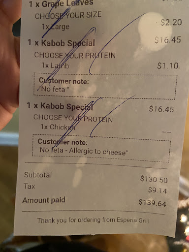 Photo of Esperia Grill - 344 Washington St, Brighton, MA 02135