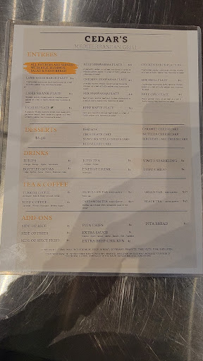 Photo of Cedar Mediterranean Grill - 8620 Fredericksburg Rd, San Antonio, TX 78240