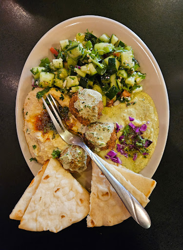 Photo of Petra Cafe - Industrial finance building, 31 E Center St, Fayetteville, AR 72701