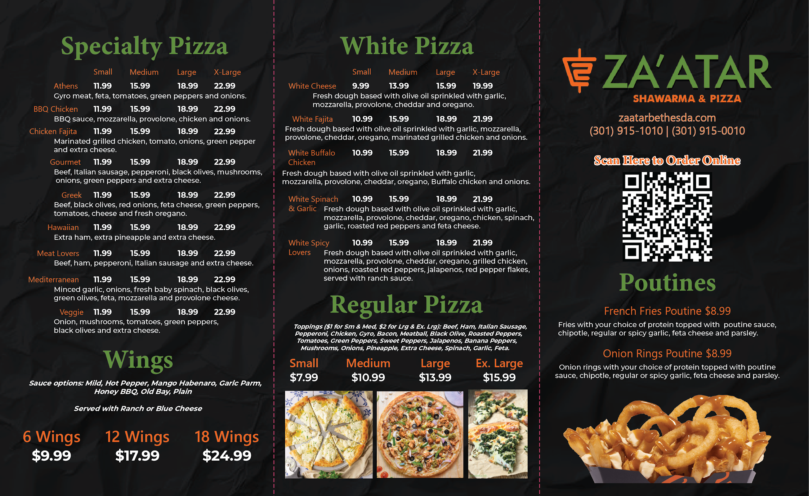 Photo of Za'Atar Shawarma & Pizza - 8021 Wisconsin Ave, Bethesda, MD 20814