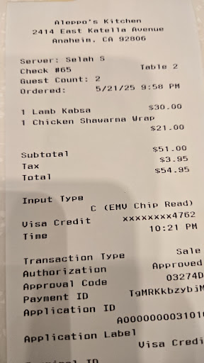 Photo of Aleppo's Kitchen - 2414 E Katella Ave, Anaheim, CA 92806