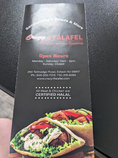 Photo of Crazy 4 Falafel - 260 Talmadge Rd, Edison, NJ 08817