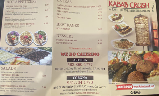 Photo of Kabab Crush - 18300 Gridley Rd, Artesia, CA 90701