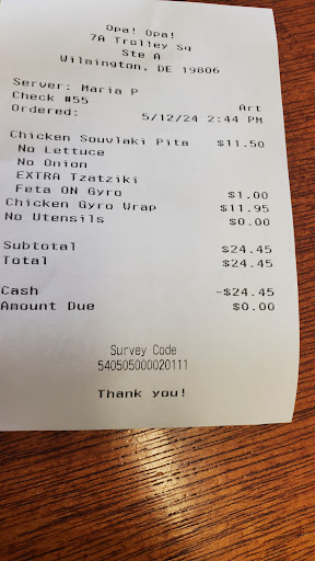 Photo of Opa! Opa! - 7A Trolley Square, Wilmington, DE 19806