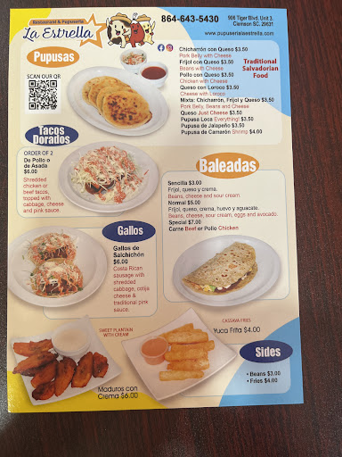 Photo of Pupuseria La Estrella Clemson - 906 Tiger Blvd unit 3, Clemson, SC 29631